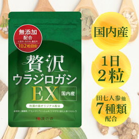 国際中医師監修 ウラジロガシ サプリ サプリメント 贅沢ウラジロガシEX 流石(さすが) 茶 60 粒 裏白樫 ウラジロガシ茶 うらじろがし 薬 うらじろがし茶