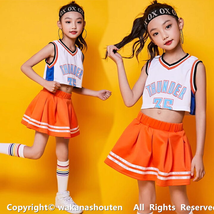 楽天市場】キッズダンス衣装 チアダンス衣装 ヒップホップ チア 