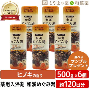 【レビューキャンペーン実施】和漢 めぐみ湯 500g 6個 セット | 薬用入浴剤 入浴剤 和漢 温泉成分 ヒノキ お風呂 肩 腰 スキンケア 子供 保湿入浴剤 赤ちゃん 大人 高齢者 ギフト 男性 女性 肌