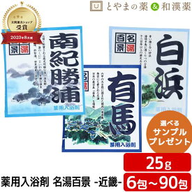 ＼レビュー特典あり／ 名湯百景 有馬 白浜 南紀勝浦 入浴剤 温泉 薬用入浴剤 (医薬部外品) 風呂 お試し バスソルト 個包装 分包 便利 温浴 小袋 疲労 回復 お中元 敬老の日 ギフト アソート ポッキリ入浴剤 お礼 にごり 日本製 温泉の素 セット 名湯 温泉の素 入浴剤