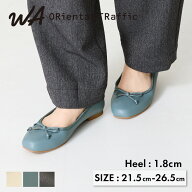 【対象商品2点以上で50％OFFクーポン有】パンプス レディース バレエ 1.8cm 定番 リボン フラット ぺたん…