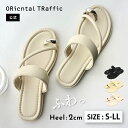 【マラソン限定50％OFFクーポン】サンダル レディース サムリングサンダル フラットサンダル ぺたんこ トングサンダル パデッド 疲れにくい 柔らかい クッション入り 黒 ブラック ベージュ クーポン利用時返品交換不可