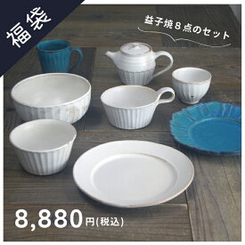 わかさま陶芸 2026 福袋【大満足セット￥8800】 益子焼 陶器 アウトレット 訳あり お買い得 まとめ買い 皿 鉢 カップ おうちカフェ セット食器　※クーポン除外商品