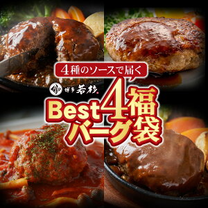 \温めるだけでプロの味/ Best4バーグ ハンバーグ福袋 4種×5個 合計20個入り【送料無料】 c3 大容量3kg 電子レンジ調理OK お取り寄せ ギフト プレゼント 贈り物 誕生日 お祝い 内祝い 高級 老舗