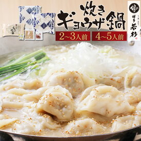 ＼もっちりギョウザを豚骨スープで食す！／ 博多若杉 プレミアム 炊き餃子 2〜3人前/4〜5人前 【送料無料】 c1 ぎょうざ ギョーザ お取り寄せ ギフト プレゼント 贈り物 誕生日 お祝い 内祝い 高級 老舗 冷凍 食品 おつまみ 食べ物 グルメ 博多 九州