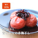 梅干し しそ 無添加 塩分18% 400g すっぱい しそ梅干し 紀州南高梅 中道さんの昔ながらの赤梅干し シソ漬け ギフト 送料無料