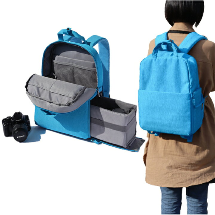 楽天市場】カメラバッグ 一眼レフ 女子 CADeN L5 ダブルズームキット 
