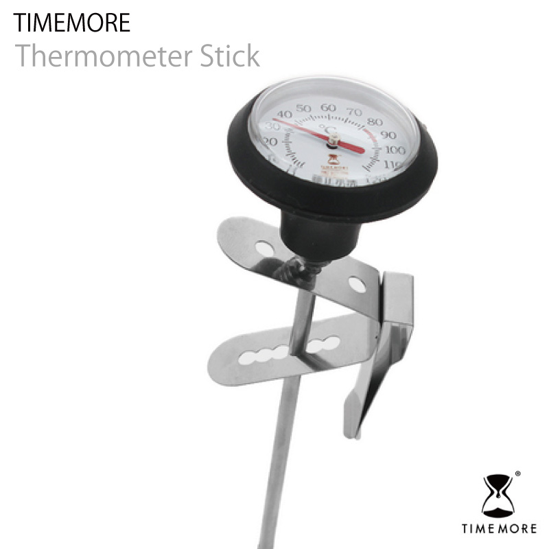 全国どこでも 送料無料 ギフト ラッピング対応 タイムモア TIMEMORE サーモメーター Thermometer Stick with Clip クリップ付 0°-100° [一年保証]