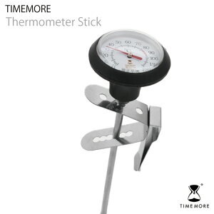 TIMEMORE �^�C�����A �T�[�����[�^�[ Thermometer Stick with Clip �N���b�v�t 0°-100°