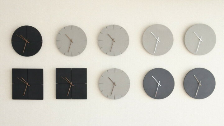 楽天市場 Japanese Style Wall Clock 和モダンスタイル 壁掛け時計 デザイナーズ シンプル ミニマル 砂 石 グレー 灰 ブラック 黒 スタイリッシュ おしゃれ かっこいい 丸 丸型 静音 音がしない 掛時計 和室 寝室 書斎 リビング 男性 メンズ インテリア 新築祝い ギフト