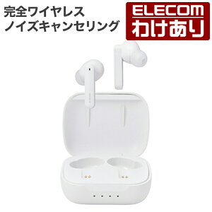 �y�󂠂�z�G���R�� Bluetooth �C���z�� �n�C���]�Ή� ���S���C�����X �m�C�Y�L�����Z�����O �w�b�h�z�� LDAC�Ή� �J�i���^ �z���C�g ELECOM LBT-TWS18WH �y�ō�3300�~�ȏ�ő��������z[�󂠂�][ELECOM�F