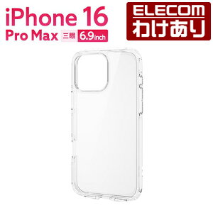 �y�󂠂�z�G���R�� iPhone16 Pro MAX �p TOUGH SLIM LITE �n�C�u���b�h�P�[�X �I�[���N���A 3�� 6.9 �n�C�u���b�h �P�[�X �J�o�[ �N���A ELECOM PM-A24DTSLACR �y�ō�3300�~�ȏ�ő��������z[�󂠂�][ELECOM�F�G