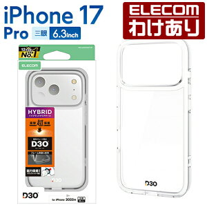 �y�󂠂�z�G���R�� iPhone 17 Pro �p �n�C�u���b�h�P�[�X D3O �I�[���N���A ���^���X�e�b�J�[�t iPhone17 Pro �n�C�u���b�h �P�[�X �J�o�[ �N���A ELECOM PM-A25CD3OTCR �y�ō�3300�~�ȏ�ő��������z[��