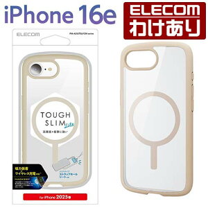 �y�󂠂�z�G���R�� iPhone 16e �p TOUGH SLIM LITE �P�[�X �t���[���J���[ MAGKEEP iPhone16e �n�C�u���b�h �P�[�X �J�o�[ �^�t�X�������C�g �A�C�{���[ ELECOM PM-A25STSLFCMWH �y�ō�3300�~�ȏ�ő��������z[��