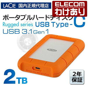 �y�󂠂�z�y�������K�㗝�X�z���V�[ LaCie Rugged SECURE HDD 2TB Apple Mac�V���[�Y USB3.1 Type-C �n�[�h�f�B�X�N STFR2000403 �y�ō�3300�~�ȏ�ő��������z[�󂠂�][ELECOM�F�G���R���킯����V���b�v][���c]