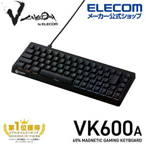 �y�󂠂�z�G���R�� V custom �Q�[�~���O�L�[�{�[�h VK600A ���s�b�h�g���K�[ �A�N�`���G�[�V�����|�C���g ���C���A�i���O���m�X�C�b�`���� �e���L�[���X �u���b�N TK-VK600ABK �y�ō�3300�~�ȏ��