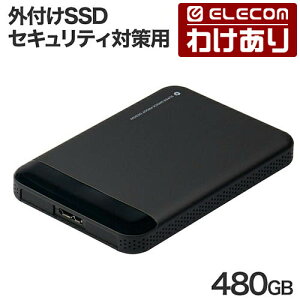�y�󂠂�z�G���R�� �O�t�� SSD �Z�L�����e�B�΍��p 480GB USB3.2 Gen1 �n�[�h�E�F�A�Í��� �Ǘ��҃\�t�g�Ή� 1�N�ۏ� �|�[�^�u�� ELECOM ESD-PL0480GM �y�ō�3300�~�ȏ�ő��������z[�󂠂�][ELECOM�F�G��