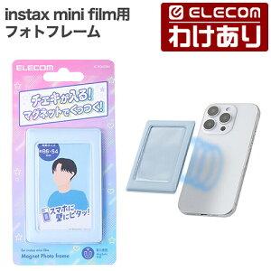 �y�󂠂�z�G���R�� instax mini film �`�F�L �p �}�O�l�b�g �t�H�g�t���[�� �`�F�L�A�N�Z�T�� Magsafe�Ή� �}�O�l�b�g�z�� �J���t�� �u���[ ELECOM IC-PCMGBU �y�ō�3300�~�ȏ�ő��������z[�󂠂�][ELECOM