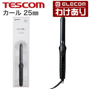 �y�󂠂�z�e�X�R�� �w�A�[�A�C���� �J�[�� 25mm �A�C���� AC�� �u���b�N TM362A-K �y�ō�3300�~�ȏ�ő��������z[�󂠂�][ELECOM�F�G���R���킯����V���b�v][���c]