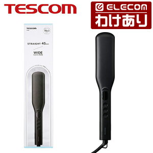 �y�󂠂�z�e�X�R�� �w�A�[�A�C���� �}�C�i�X�C�I�� �X���� �X�g���[�g �A�C���� 45mm AC��(�w�A�[�A�C����) �u���b�N TS369A-K �y�ō�3300�~�ȏ�ő��������z[�󂠂�][ELECOM�F�G���R���킯����V