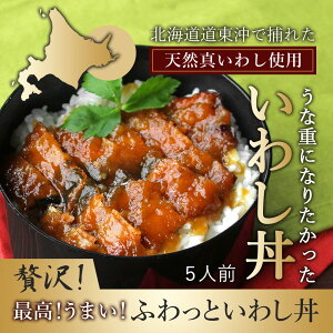 【期間限定キャンペーン】【訳あり】北海道産!いわし丼5食セット【メール便A】【WKP】