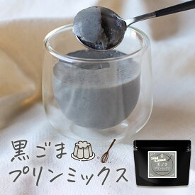 【賞味期限間近】黒ごまプリン の素 糖質制限 手作り 黒ごま プリン ミックス 粉末 120g (約24個分) ロカボ 低糖質 寒天 パウダー 香ばしい なめらか お菓子作り スイーツ デザート ダイエット 大容量 送料無料