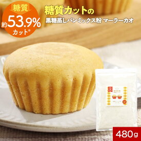 糖質制限 蒸しパン ミックス粉 黒糖 蒸しパンミックス粉 マーラーカオ 480g ダイエット おやつ お菓子 お菓子づくり 送料無料