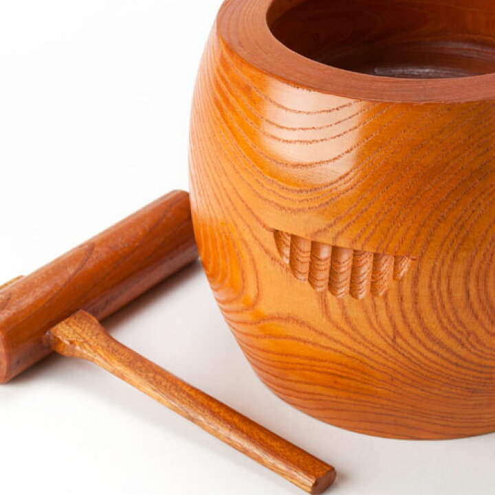 楽天市場】辻長 甲良臼 木製置物（欅） 滋賀県の工芸品 Tsujicho Koura 