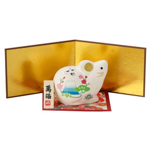 xytZbgz@a\ij@q (20966)@Za\̐l`@x@򕌌̍H|i@New Year's decoration Japanese zodiac rat