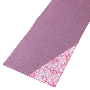 �S�����M�@�D���i���₩�j�@�����i�[�N���X�@���� (IKI-1485)�@150×30cm�@�������̕z���i�@Fabric table runner Fukuoka craft