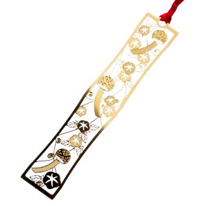 aubN}[J[@ƕ (WAG030)@̞xV[Y@24K\ʉH@ubN}[J[@Metal bookmark Japanese pattern