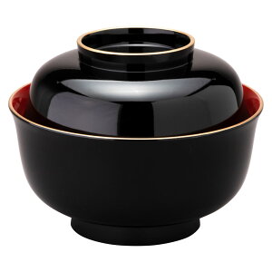 Wto@GϘo@@|~@ (4T-516)@ΐ쌧̍H|i@Bowl with a lid Gold leaf Shouchikubai Japanese lacquerware
