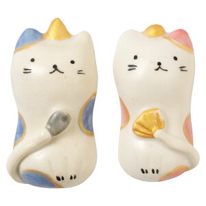 Lu (HK845)@ˏā@̐ߋ@ЂȍՂ̃e[uEFA@Seto-yaki Chopstick rest of Hina dolls
