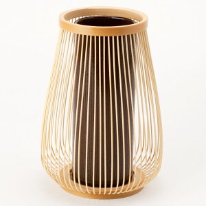 x͒|؍׍H@Ԋ@@炵@É`H|i@cN @Suruga-takesensuji-zaiku Vase made of bamboo sticks@El|ЂgŐ؂ɂčグꂽԕr@@ׂŊ炩ȋ