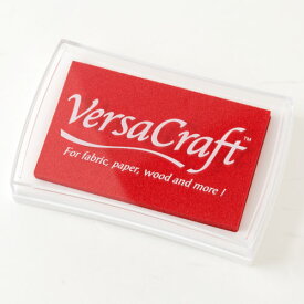 スタンプ用インク　バーサクラフト(VersaCraft)　ポピーレッド (19942-114)　布用・顔料系水性インク　こどものかお　Stamp ink