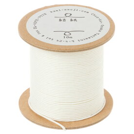 結紙（むすぶかみ）　白　紙の糸　紙製水引　10m巻　紙匠雑貨エモジ　Paper thread