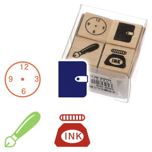 蒠͂񂱕@XPW[ (0409-005)@~j͂4Zbg@蒠ӂɁ@ȒPXPW[Ǘ@o[X^v@ǂ̂@Rubber stamp