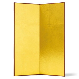 �������@�c���@�u���E������p�i�@�f�B�X�v���C�p�@�߂ł���@Gold folding screen for figurine