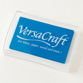 スタンプ用インク　バーサクラフト(VersaCraft)　セルリアンブルー (19942-119)　布用・顔料系水性インク　こどものかお　Stamp ink
