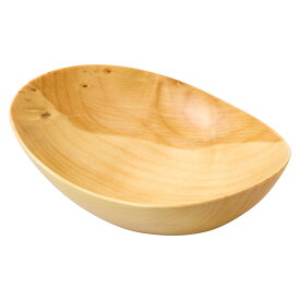 銘木　楕円小鉢　銀杏（いちょう）　京都・美山　銘木工芸　山匠　Wooden ellipse small bowl, Ginkgo, Works of Japanese precious wood