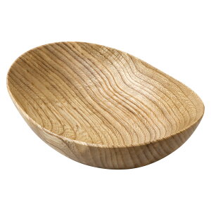 ���؁@�ȉ~�����@���i����j�@���s�E���R�@���؍H�|�@�R���@Wooden ellipse small bowl Kalapanax Works of Japanese precious wood