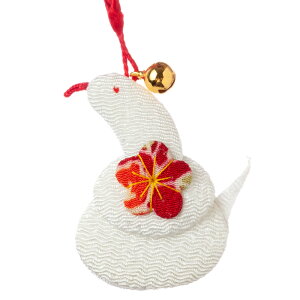 s݉@\xt@ -ւ- (YE15-15)@߂׍H̊x@Japanese zodiac accessory of crepe fabric