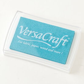 スタンプ用インク　バーサクラフト(VersaCraft)　ペールアクア (19942-139)　布用・顔料系水性インク　こどものかお　Stamp ink
