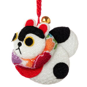 s݉@\xt@ -- (YE15-20)@߂׍H̊x@Japanese zodiac accessory of crepe fabric