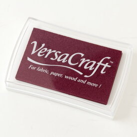 スタンプ用インク　バーサクラフト(VersaCraft)　バーガンディ (19942-161)　布用・顔料系水性インク　こどものかお　Stamp ink