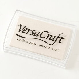 スタンプ用インク　バーサクラフト(VersaCraft)　ホワイト (19942-180)　布用・顔料系水性インク　こどものかお　Stamp ink