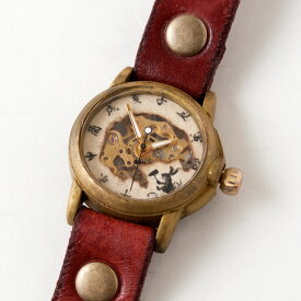手作り和時計　機械式腕時計（手巻き）　兎 (W-002)　Handmade Japanese watch, Mechanical watch
