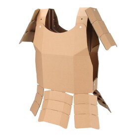 なりきりシリーズ　ダンボール武者甲冑　対象年齢6歳から12歳　端午の節句の鎧組み立てキット　ハロウィン　コスプレ・仮装に　Cardboard armor kit