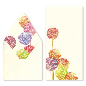 �B�|������@���̎q����ⳁ@��{�e (RMC-004)�@�_�炩�ȕ������̒��̎q���@�a����y���@Japanese pattern envelope and card set Kutsukake Rokka Washi club