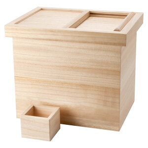 ˂̕Ăт@5L@˂̈ꍇet@̋ˍH|i@Komebitsu rice bin 5kg Hakocho